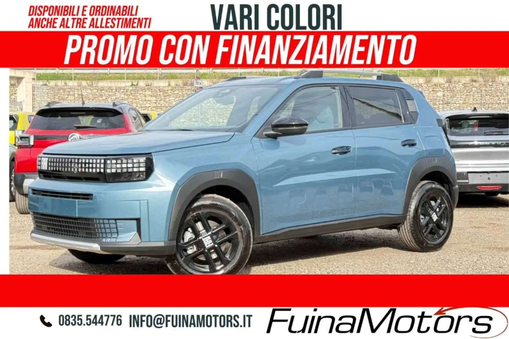 Fiat Grande Panda 1.2 100CV Hybrid ICON STYLE AUTOMATICA NUOVO Blau - 1