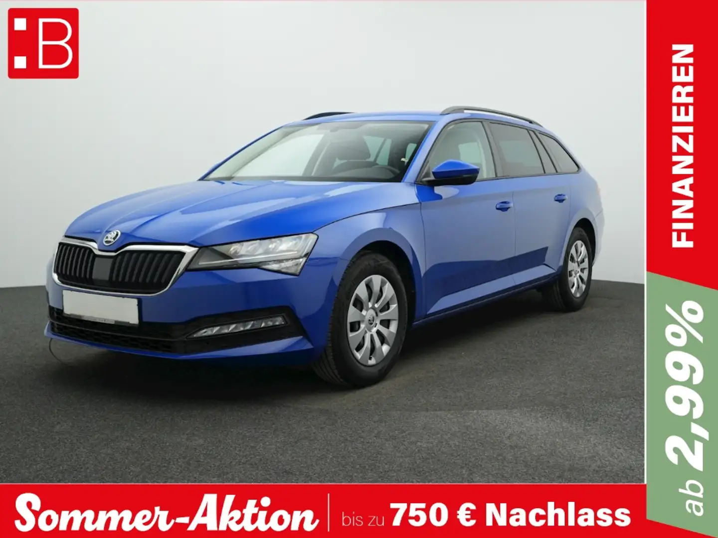 Skoda Superb Combi 1.5 TSI Active NAVI LED DIGI COCKPIT Bleu - 1