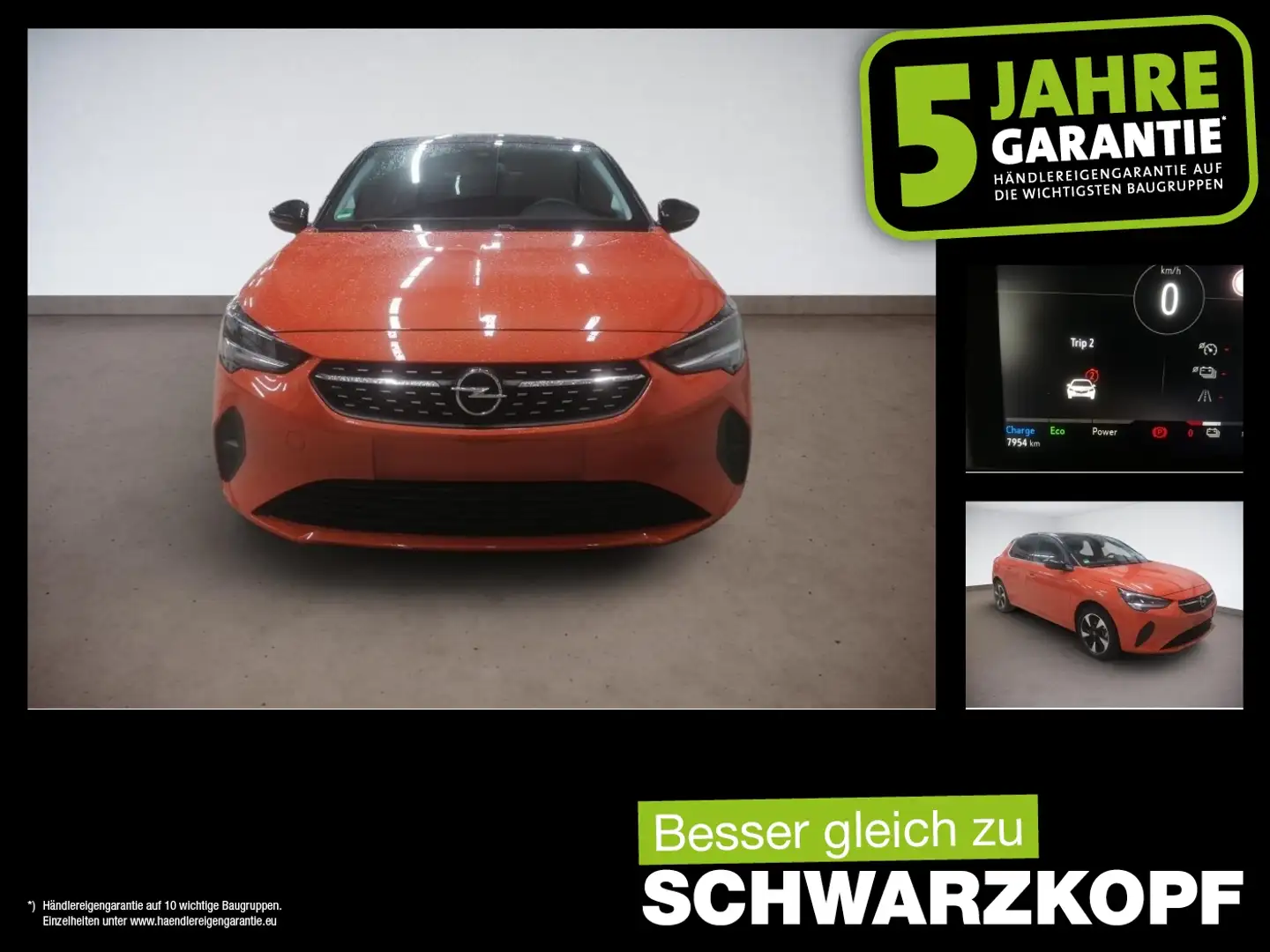 Opel Corsa-e Tempomat,Parkpilot,Rückfahrkamera Oranje - 1