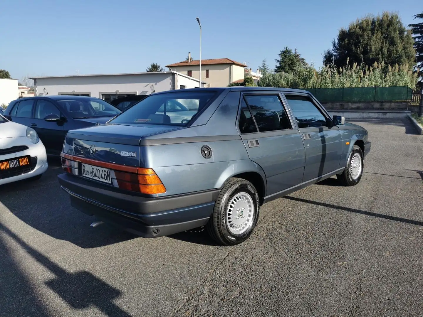 Alfa Romeo 75 1.8 benz. * GPL * targ. Roma - RATE AUTO MOTO Grigio - 2