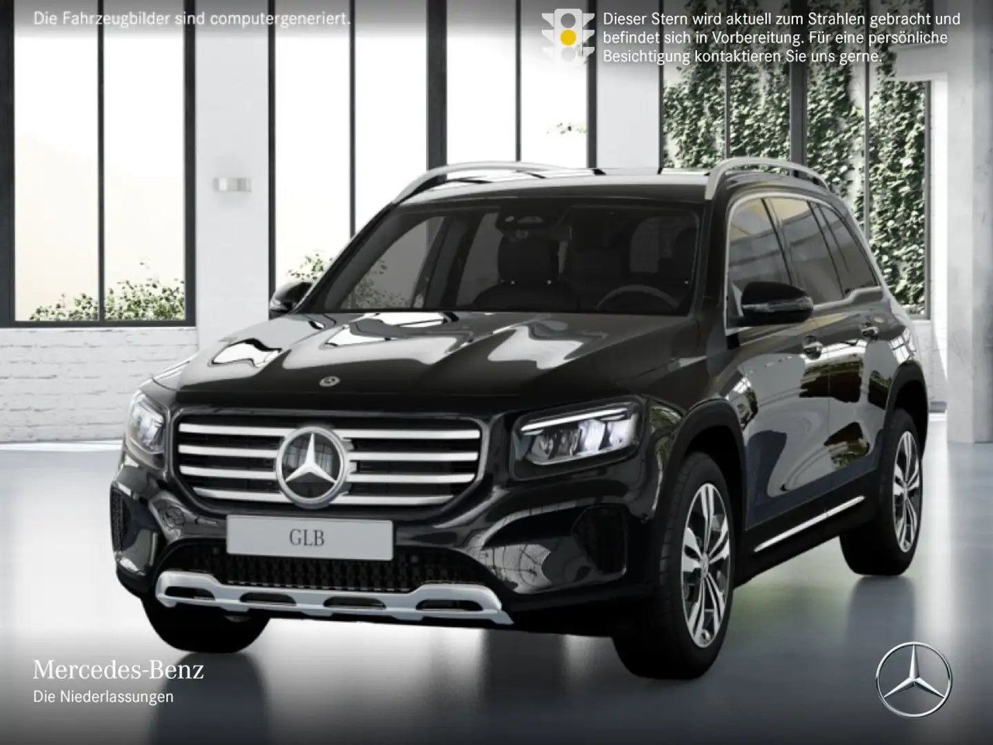 Mercedes-Benz GLB 200 PROGRESSIVE+AHK+LED+KAMERA+KEYLESS+7G Schwarz - 2