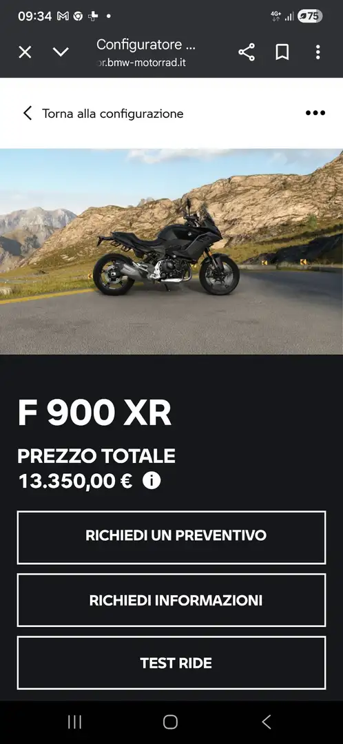 BMW F 900 XR Negro - 2