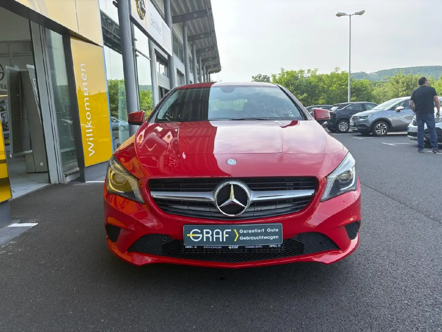 Mercedes-Benz CLA 180 CLA 180*Bi-Xenon*Klima*AHK*Navi*SHZ vo.* Roşu - 2