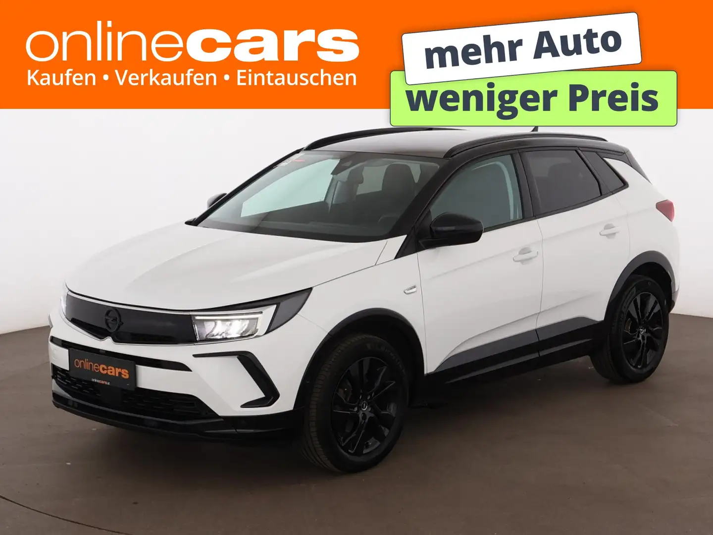 Opel Grandland 1.2 Turbo GS Line Aut LED RADAR NAVI Weiß - 1