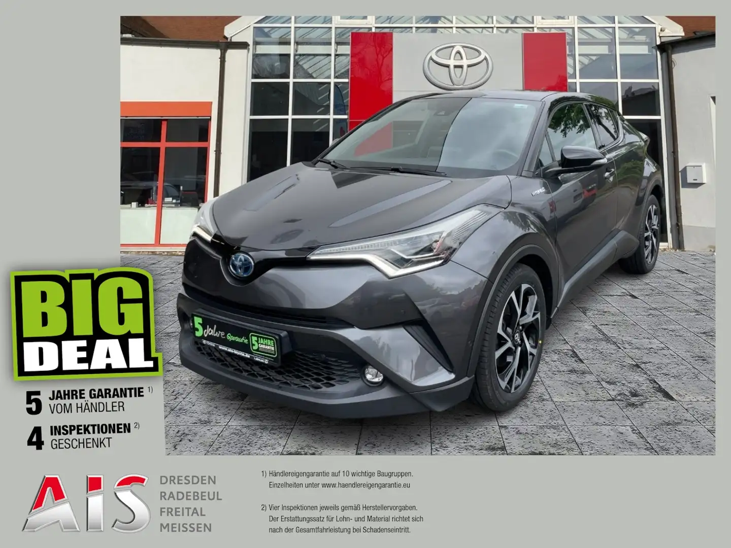 Toyota C-HR 1.8 Style Selection FLA SpurH LM KeyLess Grau - 1