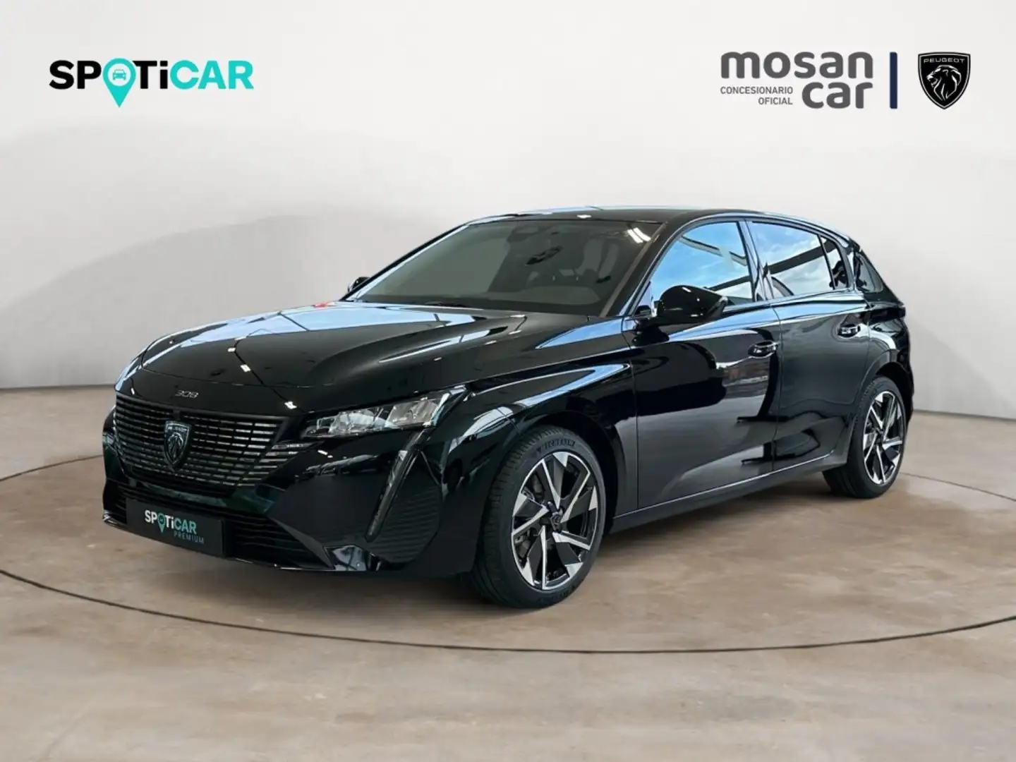 Peugeot 308 1.2 PURETECH 130 ALLURE GPS LL17 RADAR AR+CAM Negro - 1