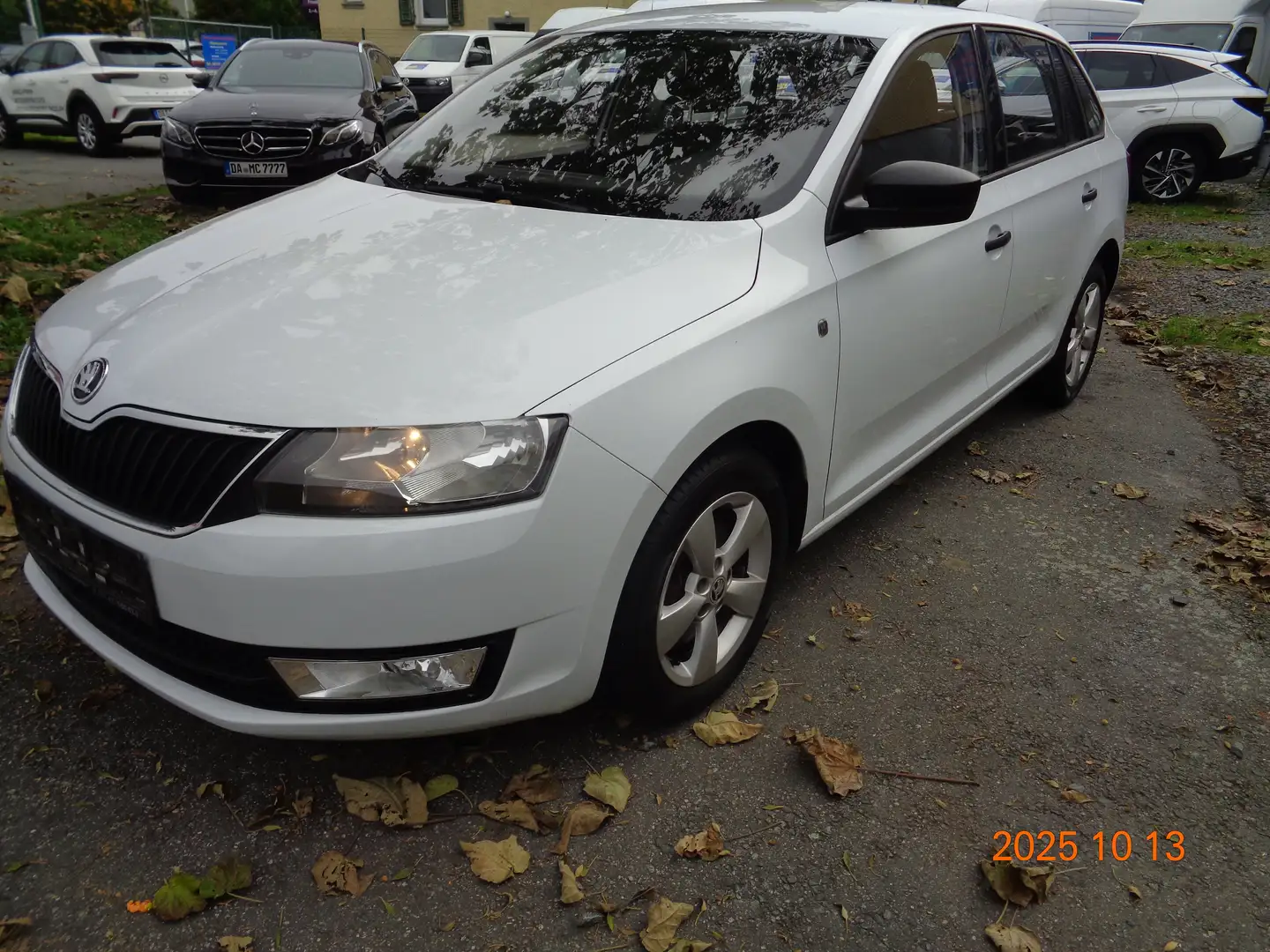 Skoda Rapid/Spaceback Active Blanc - 1