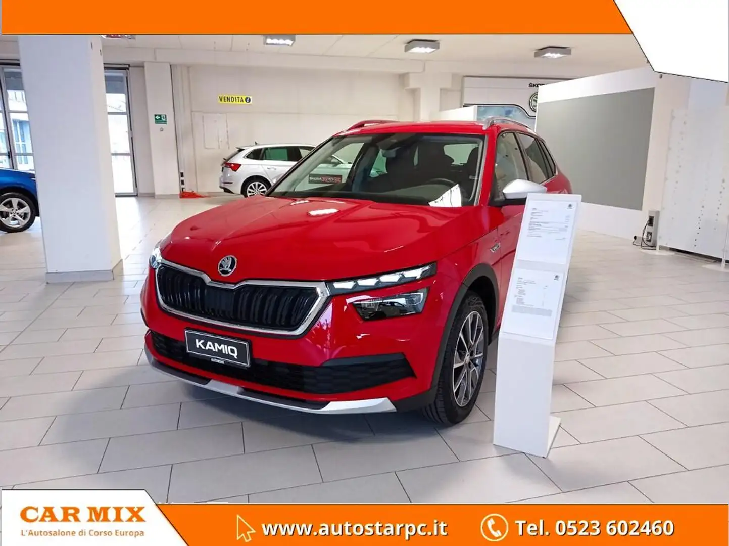 Skoda Kamiq 1.0 tsi Scoutline 110cv Rosso - 1