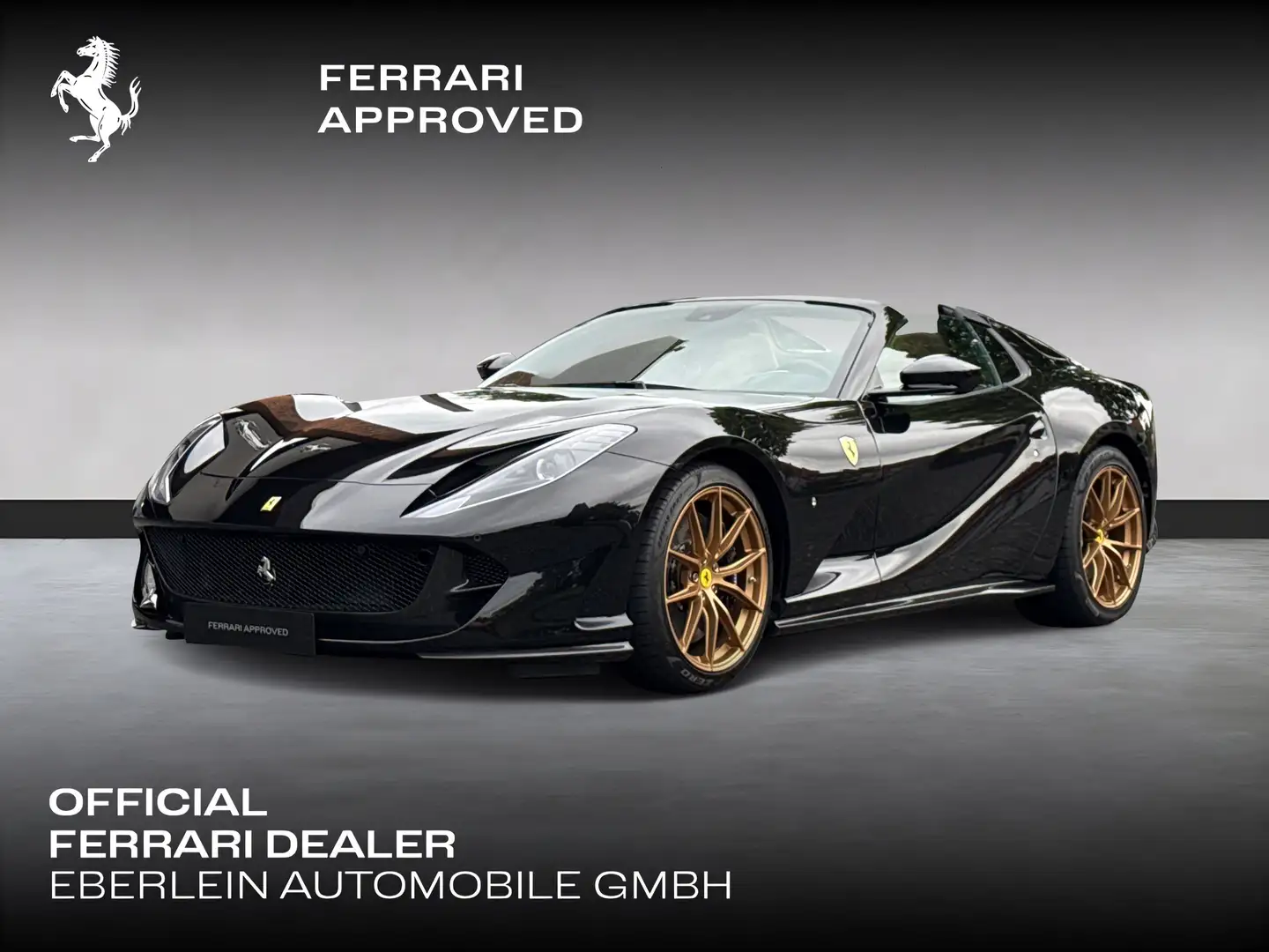 Ferrari 812 GTS *Embleme*Navi*PDC*Klima*Leder* Чёрный - 1