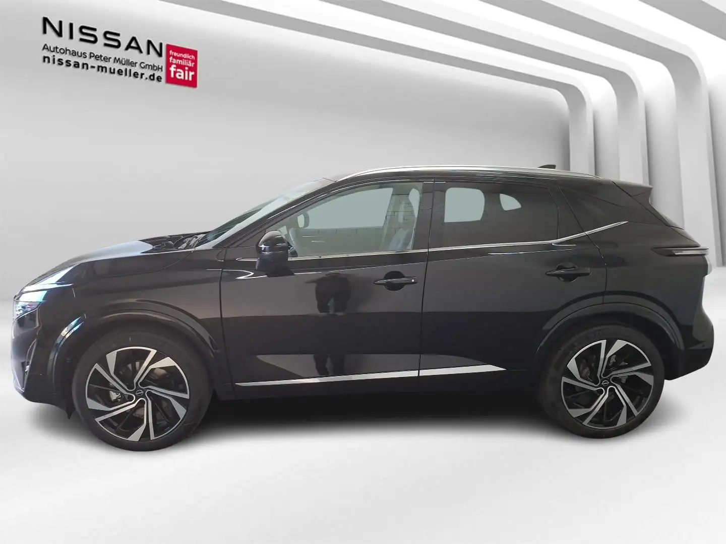 Nissan Qashqai MY25 1.5 e-POWER 205 PS Tekna+ Schwarz - 2