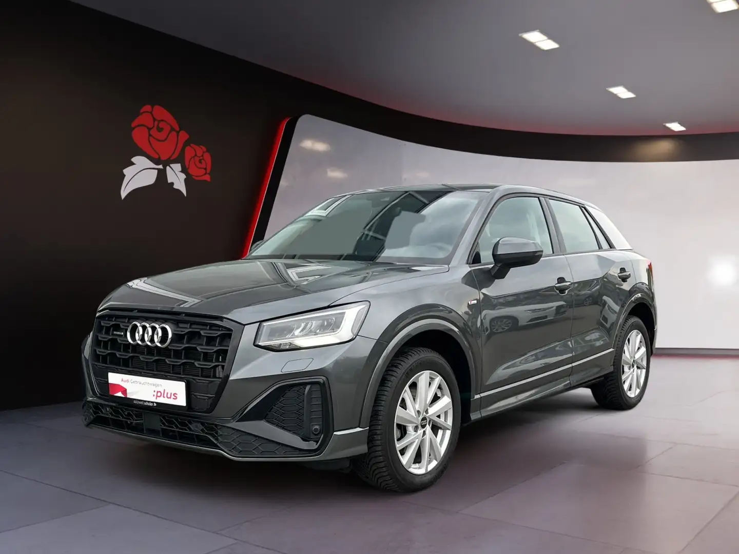 Audi Q2 40 2.0 TFSI quattro S-tronic S-line RFK Navi ASI Grijs - 2