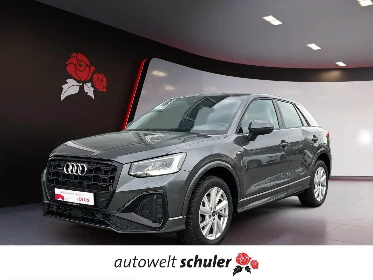 Audi Q2 40 2.0 TFSI quattro S-tronic S-line RFK Navi ASI Grijs - 1