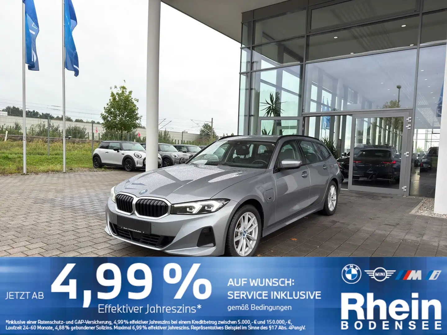 BMW 330 e Touring ACC PDC Sitzheizung Sportsitz Gris - 1