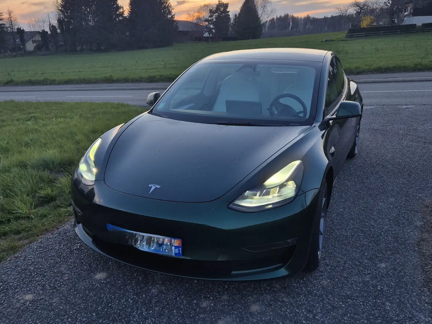 Tesla Model 3 MODEL 3 Long Range Dual Motor AWD Bleu - 1