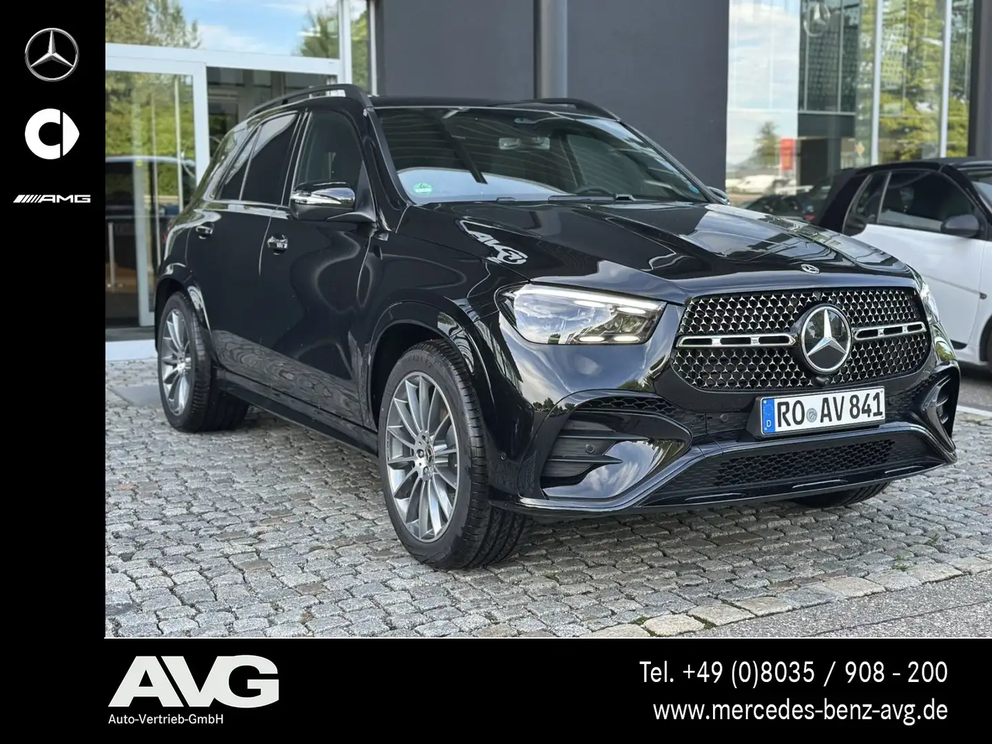Mercedes-Benz GLE 450 GLE 450 d 4M AMG Premium Pano HuD AHK Burmester® Schwarz - 2