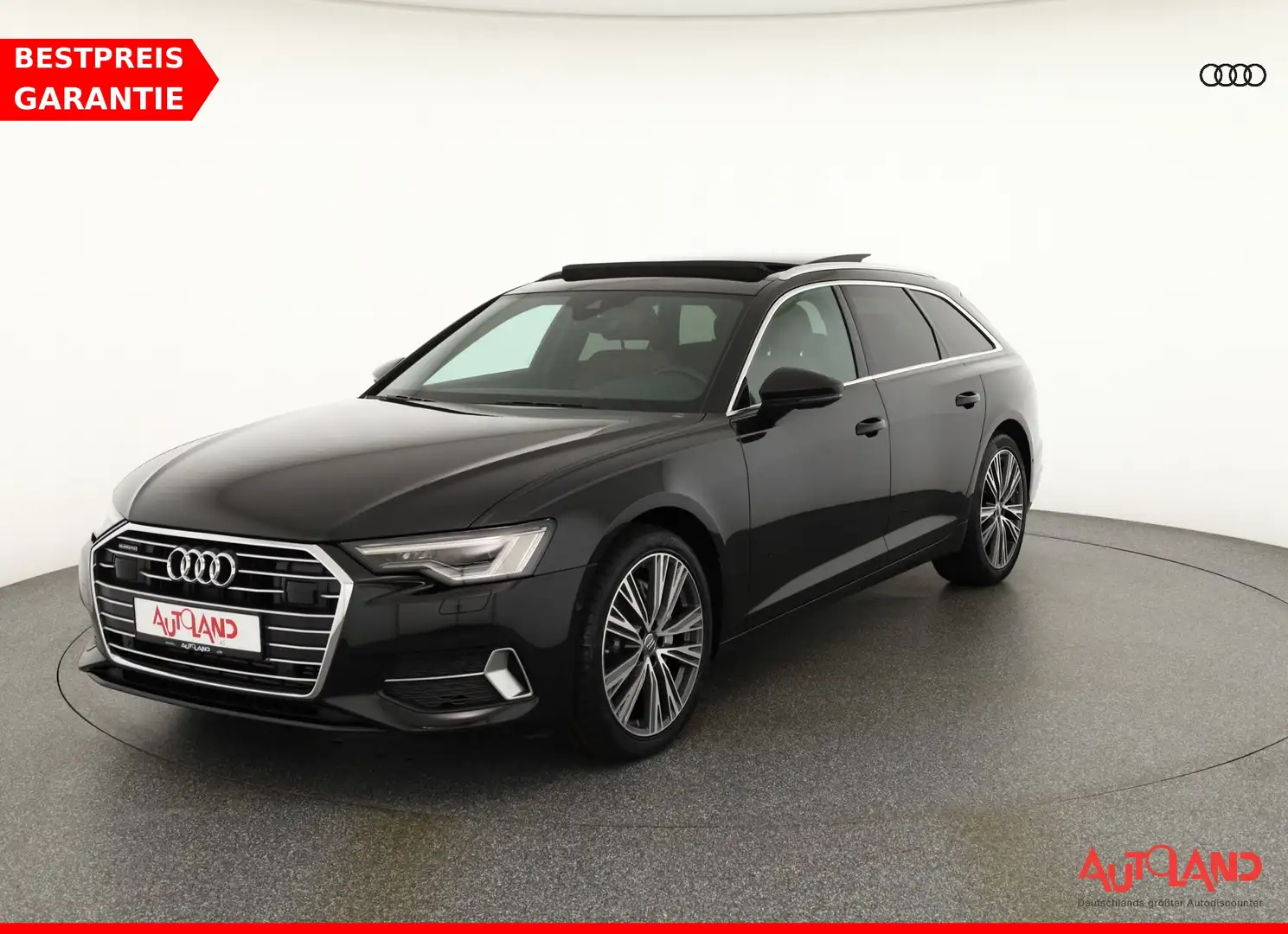 Audi A6 Avant 50 TDI quattro sport Pano AHK B&O ACC Zwart - 1