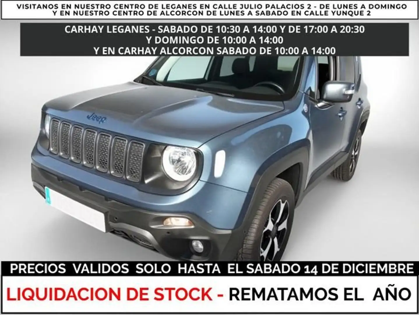 Jeep Renegade 1.3 PHEV Trailhawk 4x4 Aut. 177KW Azul - 1