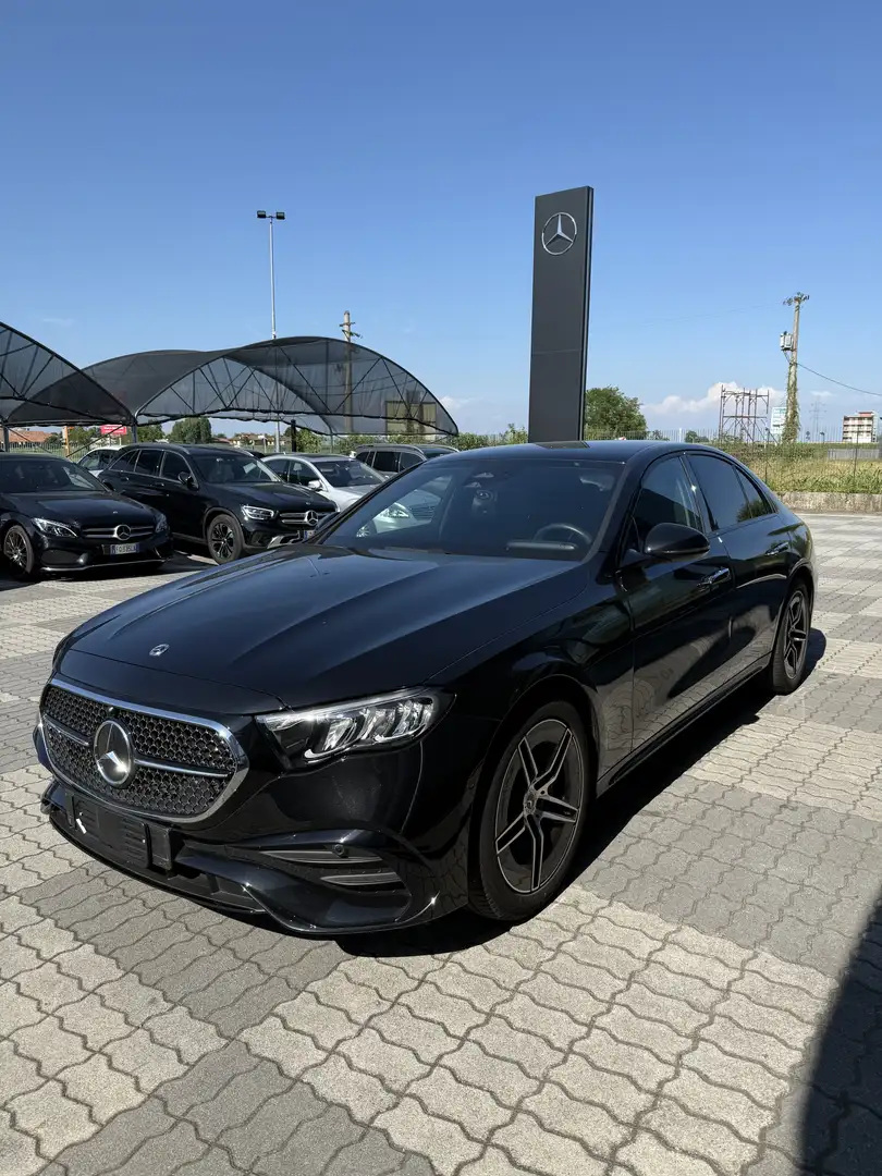 Mercedes-Benz E 220 d AMG Line Advanced auto Nero - 1