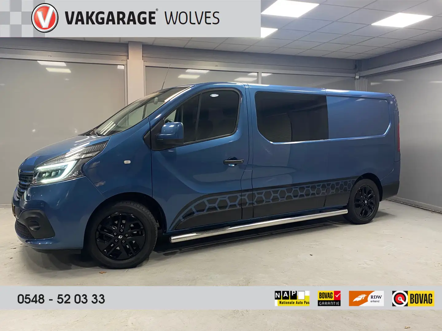 Renault Trafic 2.0 dCi 170 PK !!!! AUTOMAAT | L2H1 DC Luxe | CAME Blauw - 1