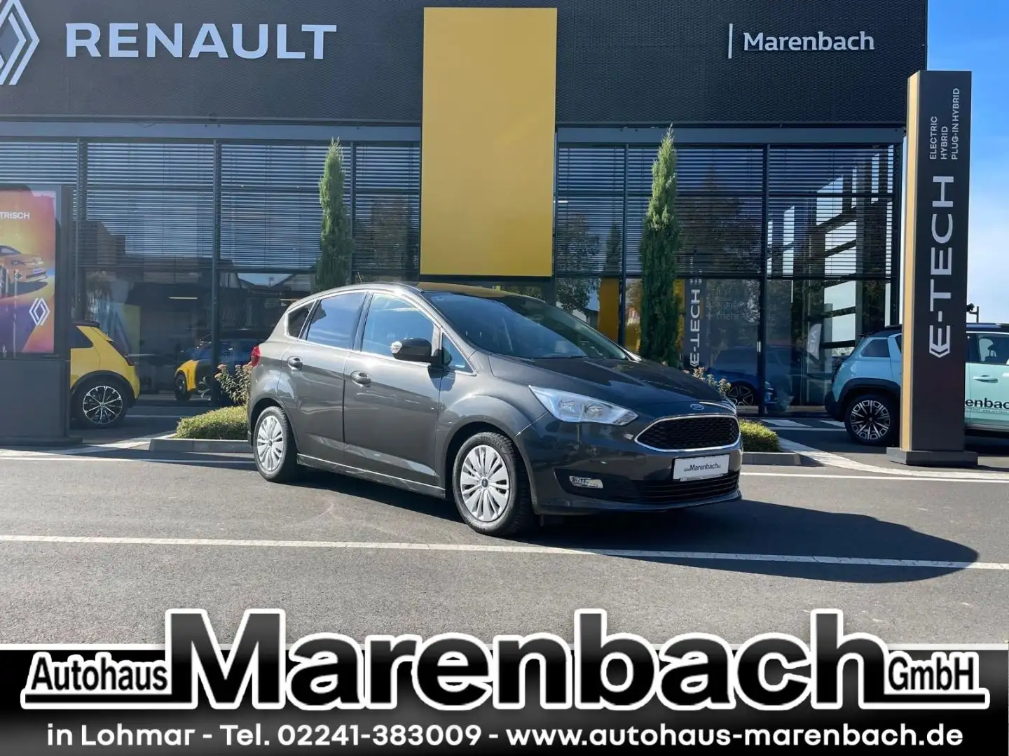 Ford C-Max Cool & Connect EcoBoost + PDC + Allwetter Gris - 1
