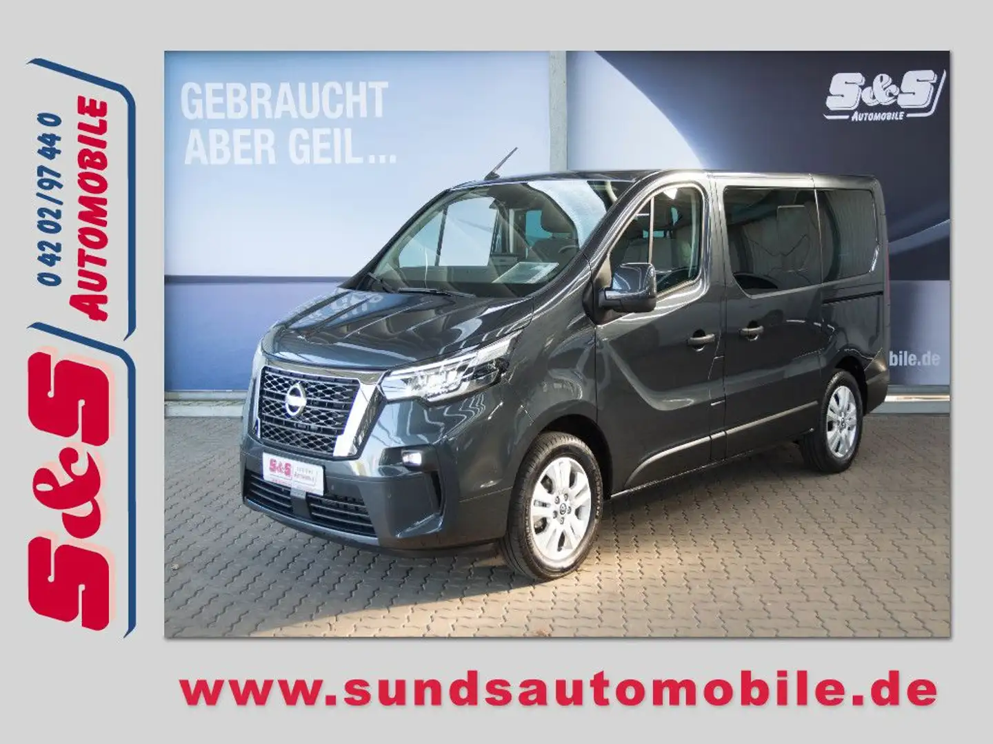 Nissan Primastar 2,8t dCI Tekna NAVI/KAMERA/TOTWINKEL/T Gris - 1