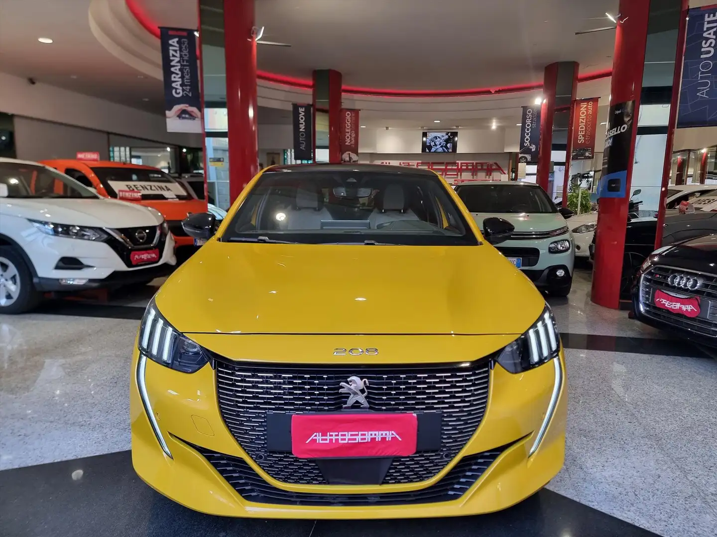Peugeot 208 208 1.5 b.hdi 102 GT Pack TETTO PANORAMA NAVIG Giallo - 1
