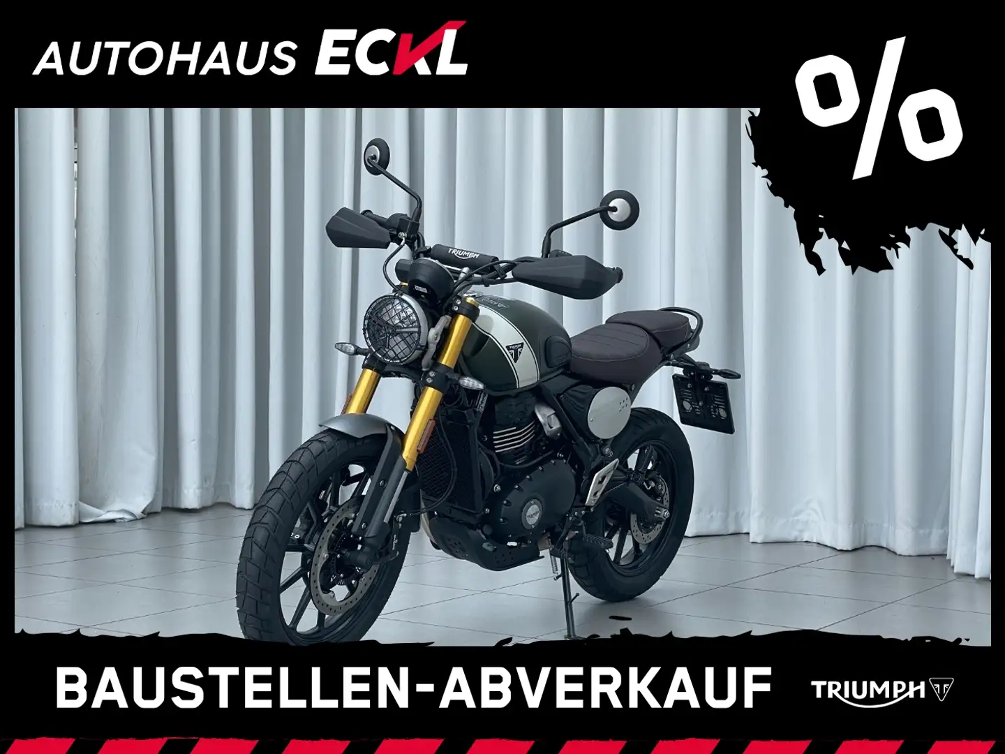 Triumph Scrambler 400 X Alb - 1
