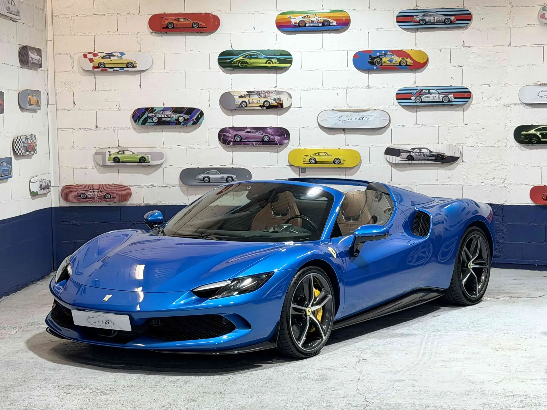 페라리 296 GTS 2025 파랑 사진 1