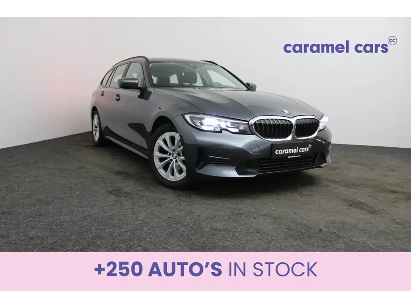BMW 318 BREAK *BTW AFTREKBAAR*AUTOMAAT*SENSOREN*GPS*CARPLA Gris - 1