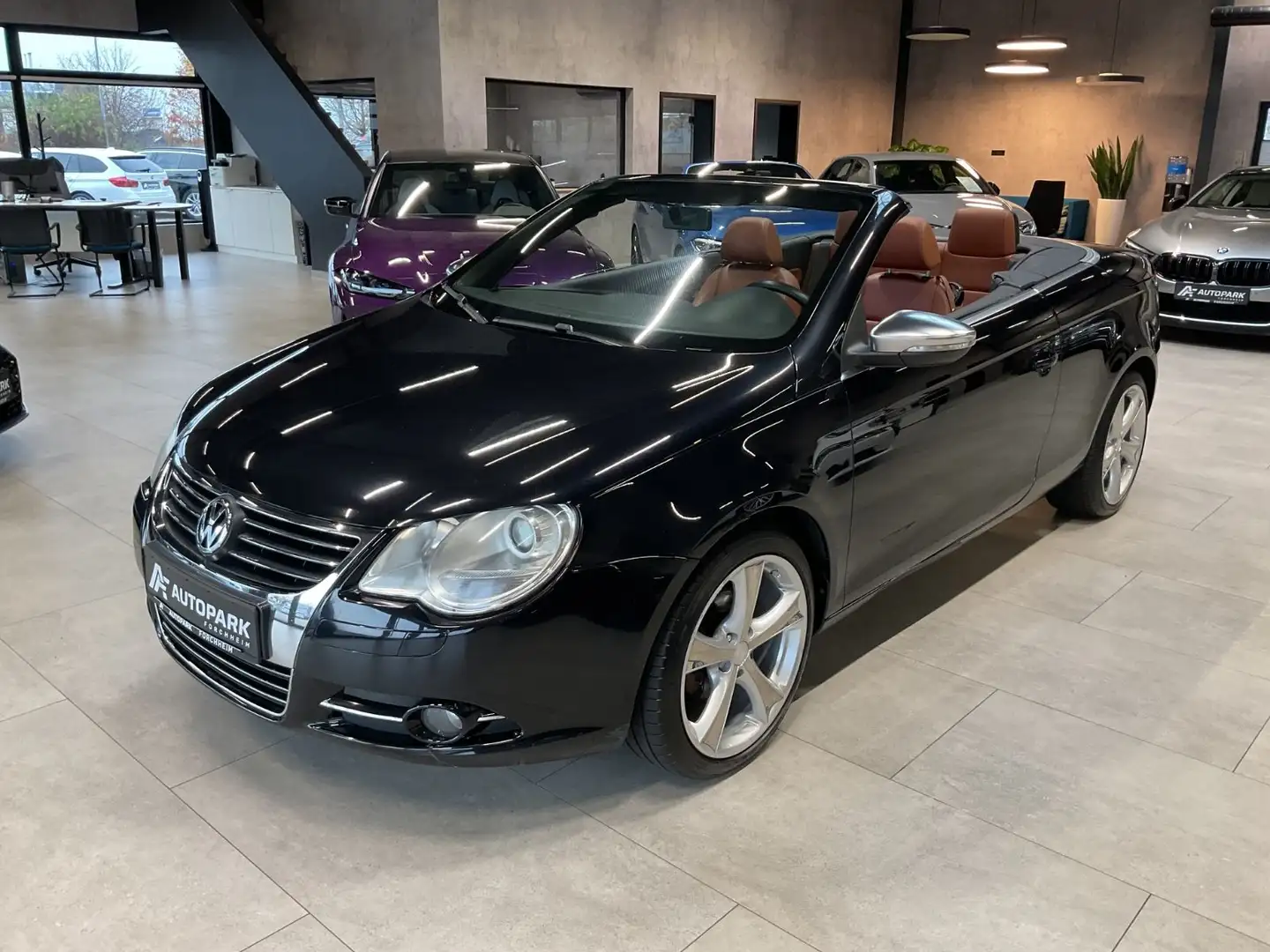 Volkswagen Eos 1.4 Edition 2010 Leder Navi Sitzh. PDC 18" Negru - 1