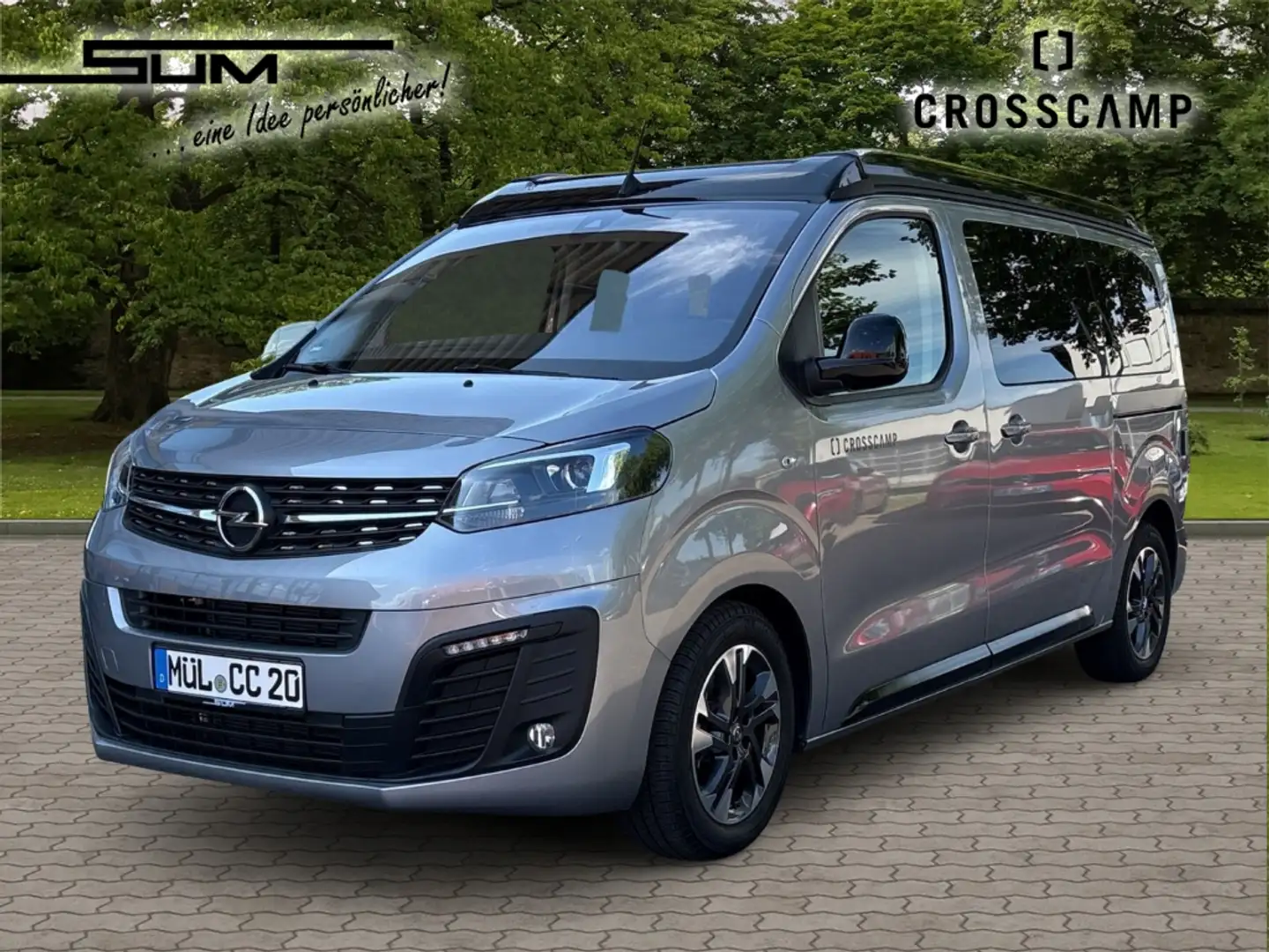 Crosscamp Flex Zafira Automatik, Aufstelldach Kühlschrank Ko Gris - 1