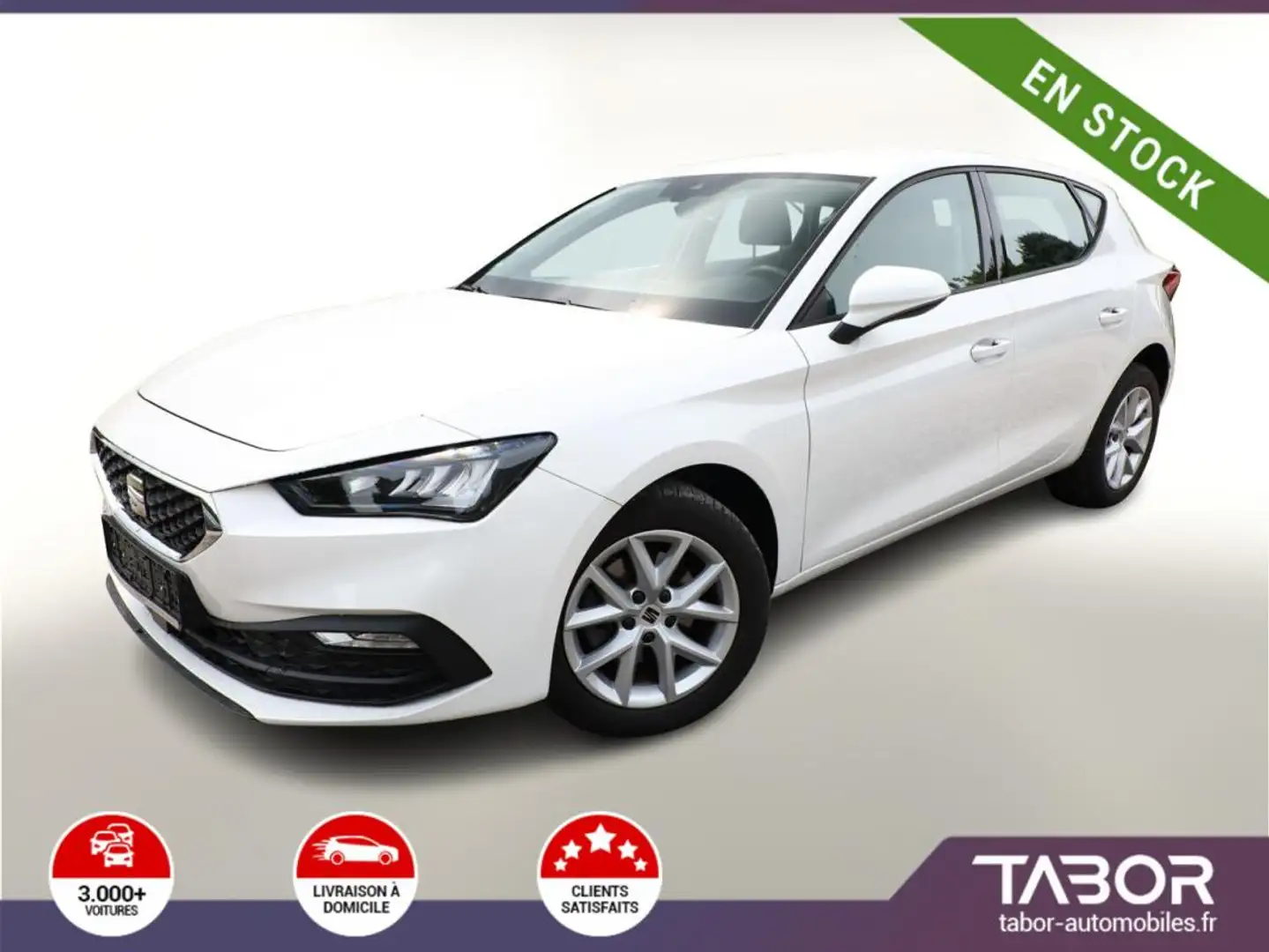 SEAT Leon 1.0 TSI 110 LED FullL Temp BT KeyLess Blanc - 1