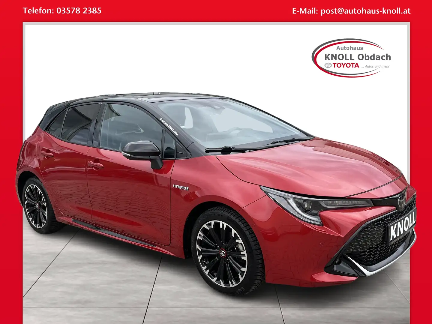 Toyota Corolla 1,8 Hybrid GR-S Rot - 1