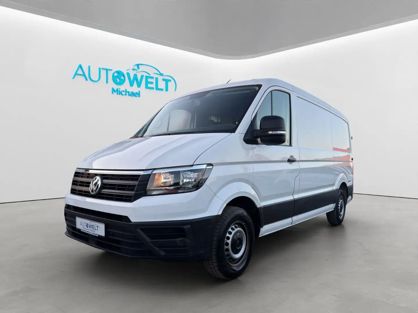 Volkswagen Crafter Kasten 2.0TDI KAM APP NAV AHK Gjr TÜVNeu Weiß - 1