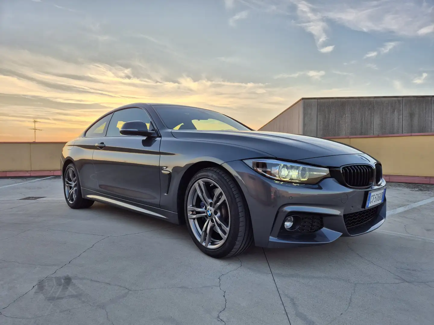 BMW 420 420i Coupe M-sport MANUALE Grigio - 2