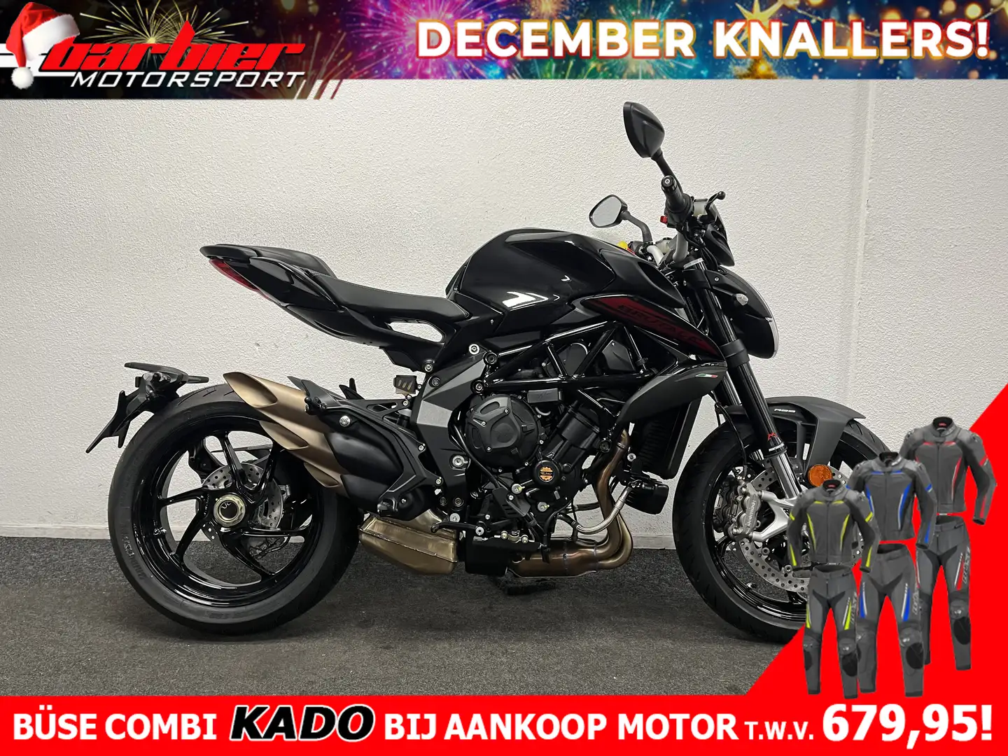 MV Agusta Brutale 800 MVAGUSTA R Zwart - 1