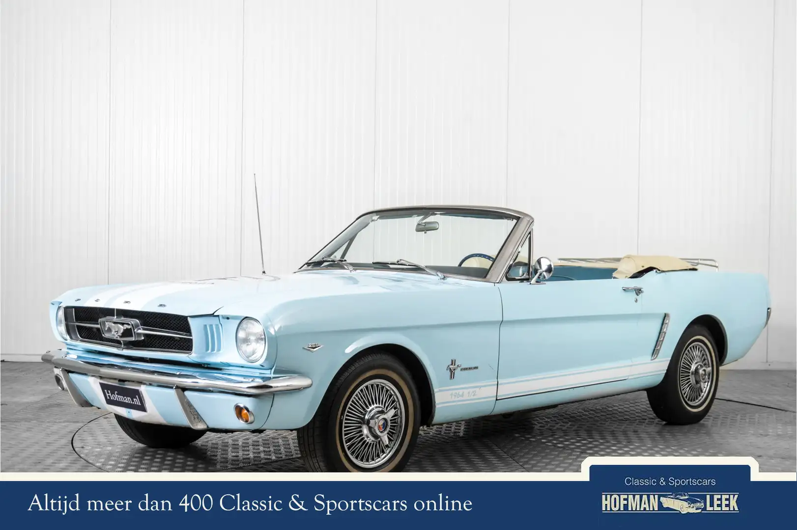 Ford Mustang V8 289 automaat cabriolet Blauw - 1