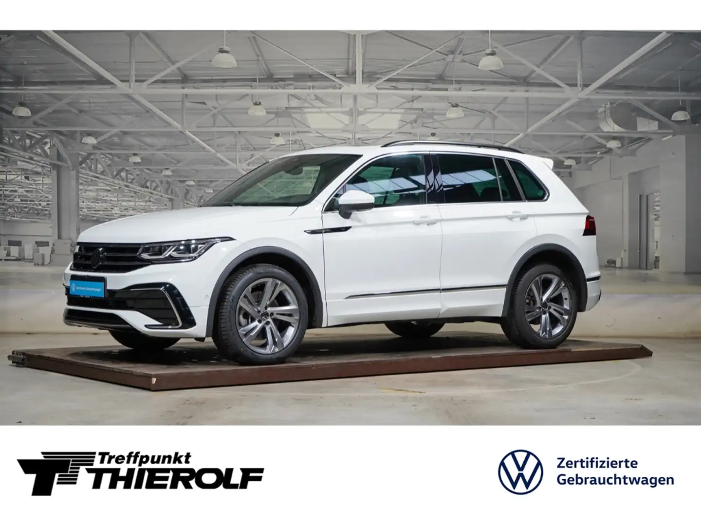 Volkswagen Tiguan R-Line 2.0 TDI 4M Head-Up Harman LEDER Weiß - 1