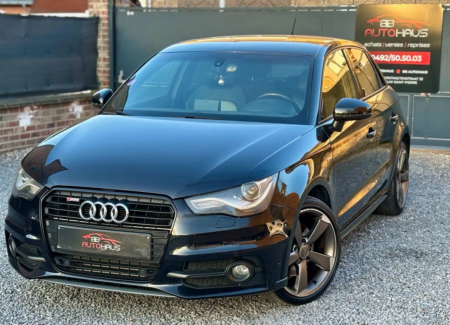 Audi A1 Sportback 1.4 TFSI Ambition S line tronic Noir - 1