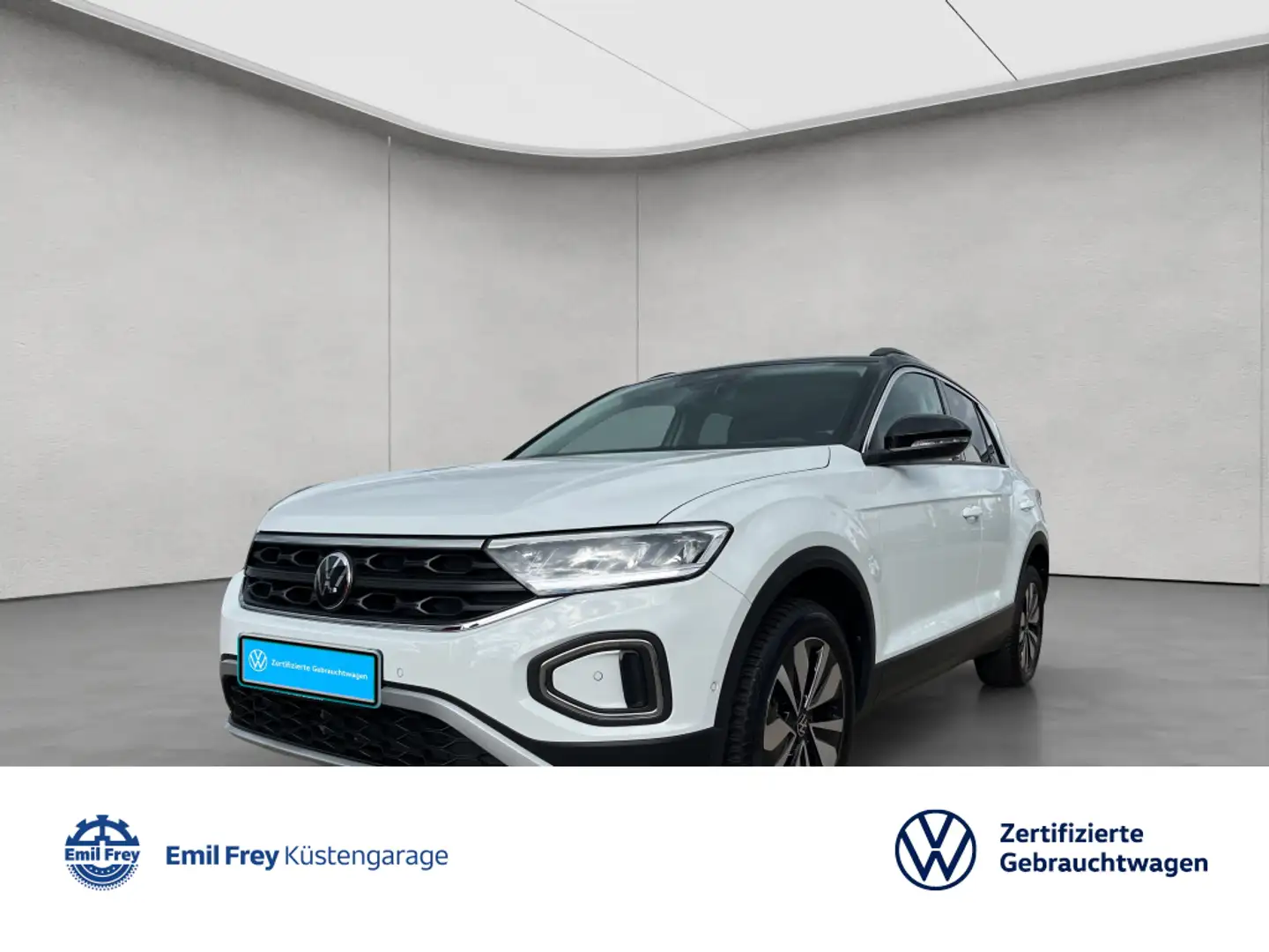 Volkswagen T-Roc 1.0 TSI OPF Move GJR AHK Navi Weiß - 1