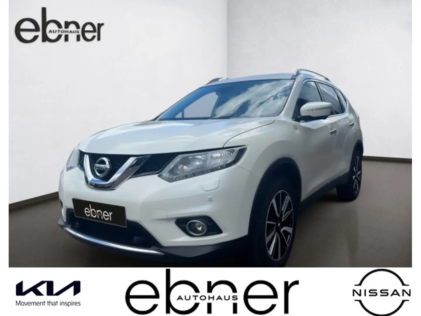 Nissan X-Trail 2.0 dCi abnehm. AHK N-Vision 4x4 Kamera Weiß - 1