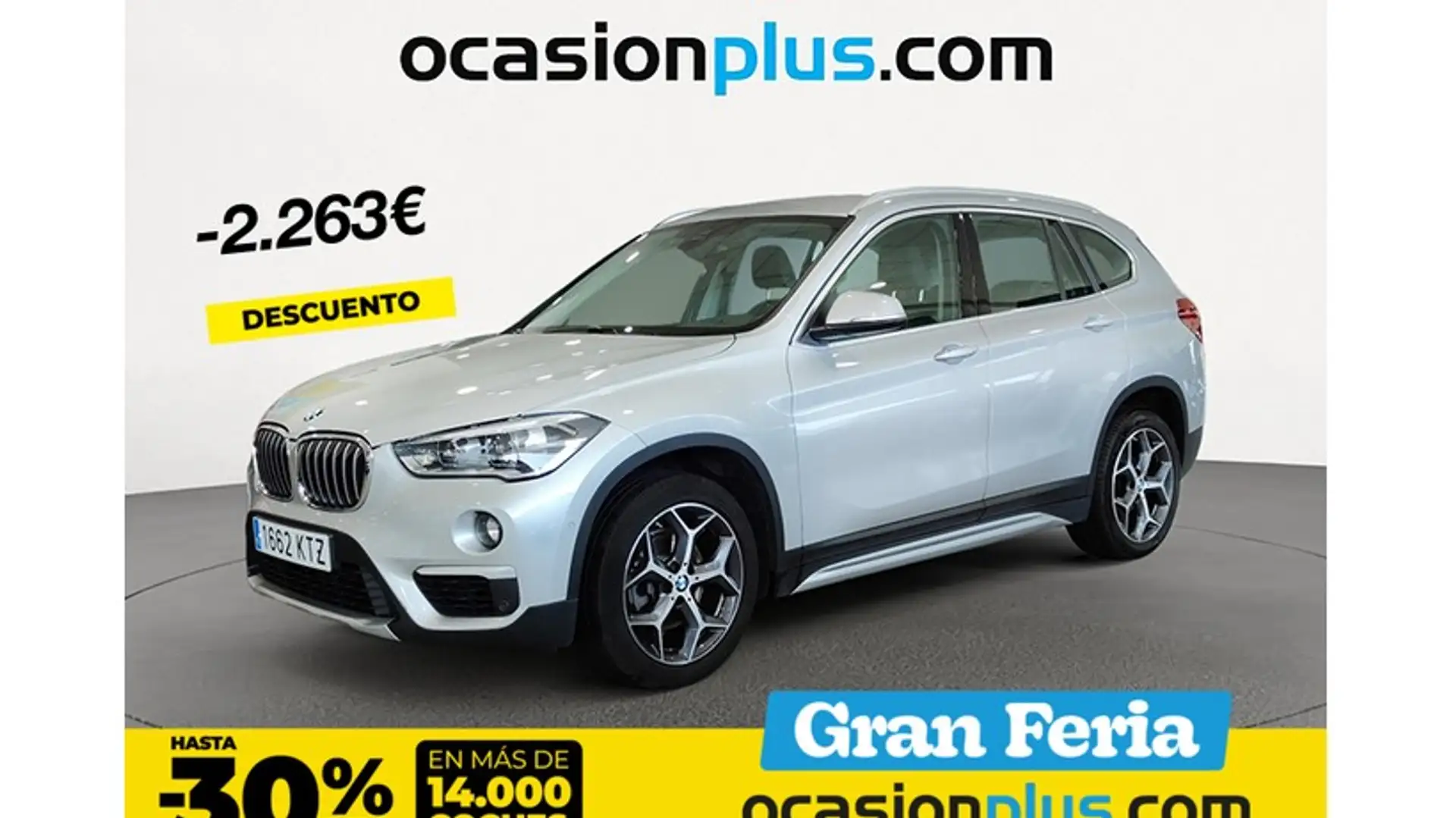 BMW X1 sDrive 18i Plateado - 1