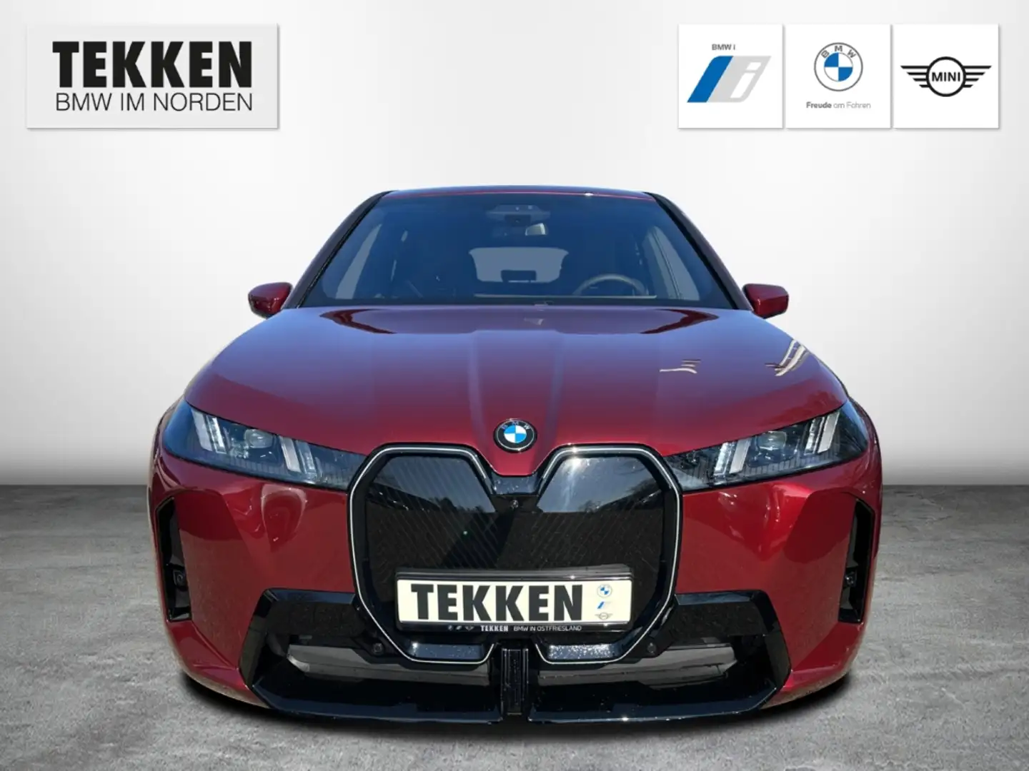 BMW iX xDrive45 M-Sport Pro/AHK/Autobahnassistent Rot - 2