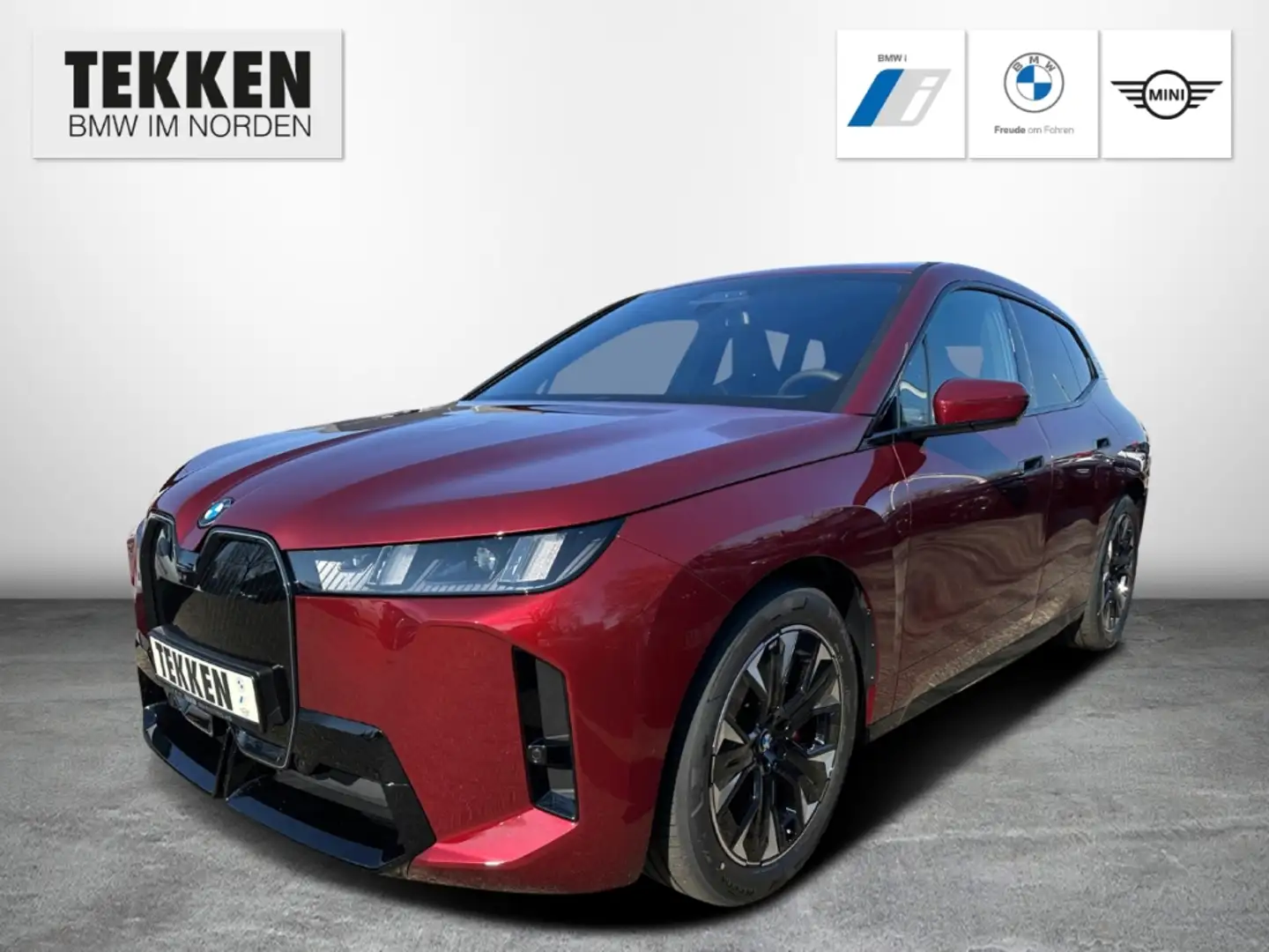 BMW iX xDrive45 M-Sport Pro/AHK/Autobahnassistent Rot - 1