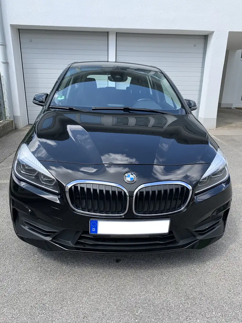 BMW 218 218d Gran Tourer Aut. Advantage Schwarz - 1
