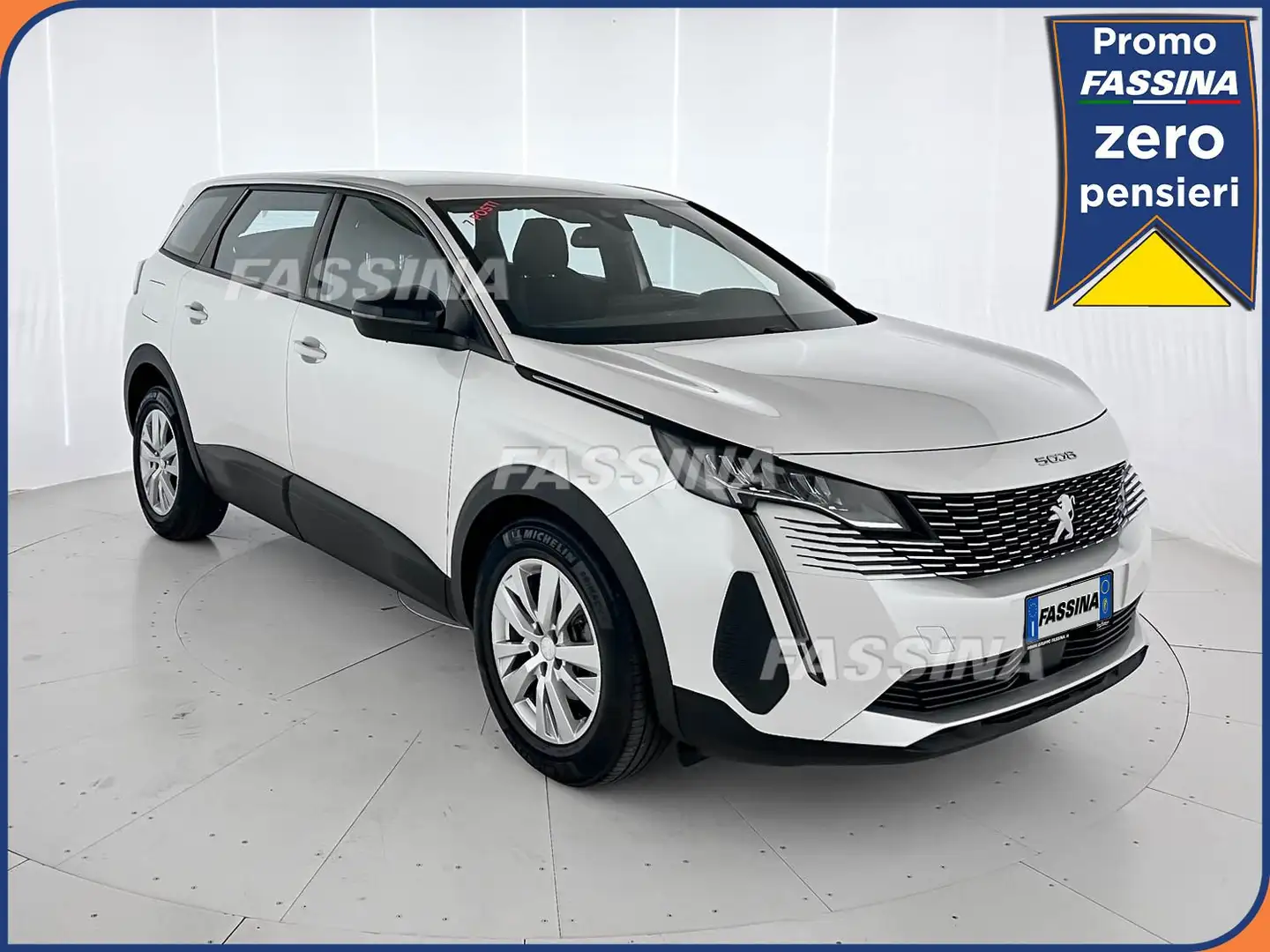 Peugeot 5008 PureTech Turbo 130 S&S Active Pack 7 POSTI Bianco - 1