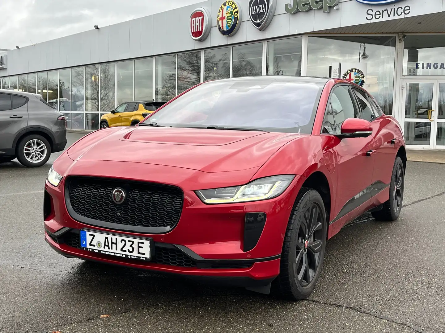 Jaguar I-Pace EV320 SE - LED+SHZ+RFK+LEDER+TEMP+MERIDIAN SOUND Rouge - 1