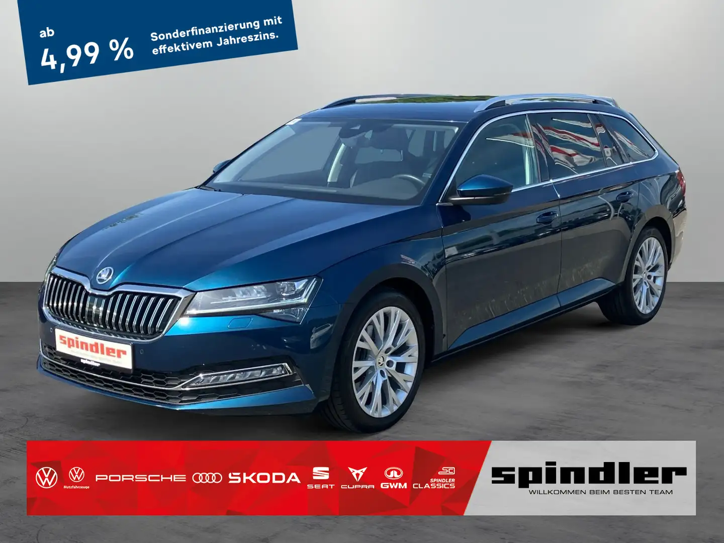 Skoda Superb Premium Edition 2.0 TDI DSG/Massage,Leder Bleu - 1