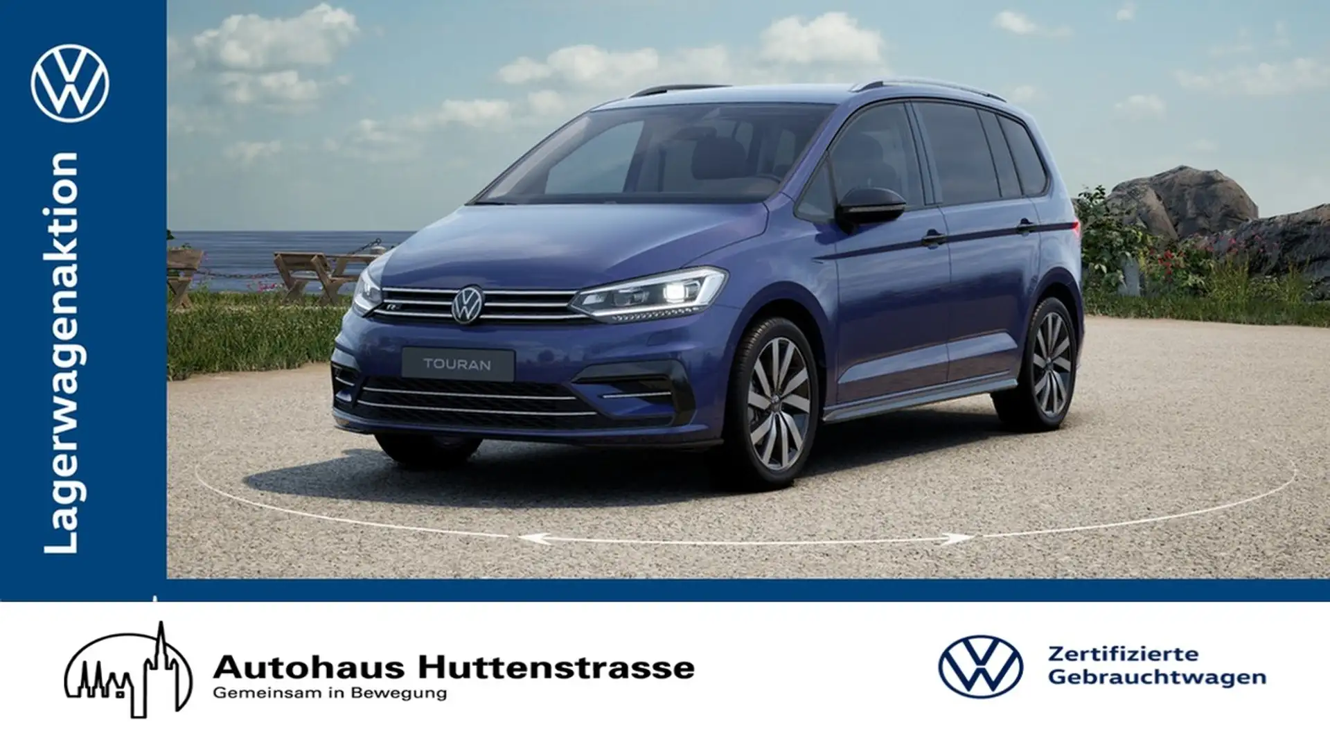 Volkswagen Touran Comfortline 1,5 l TSI 150 PS 7- DSG Blau - 1