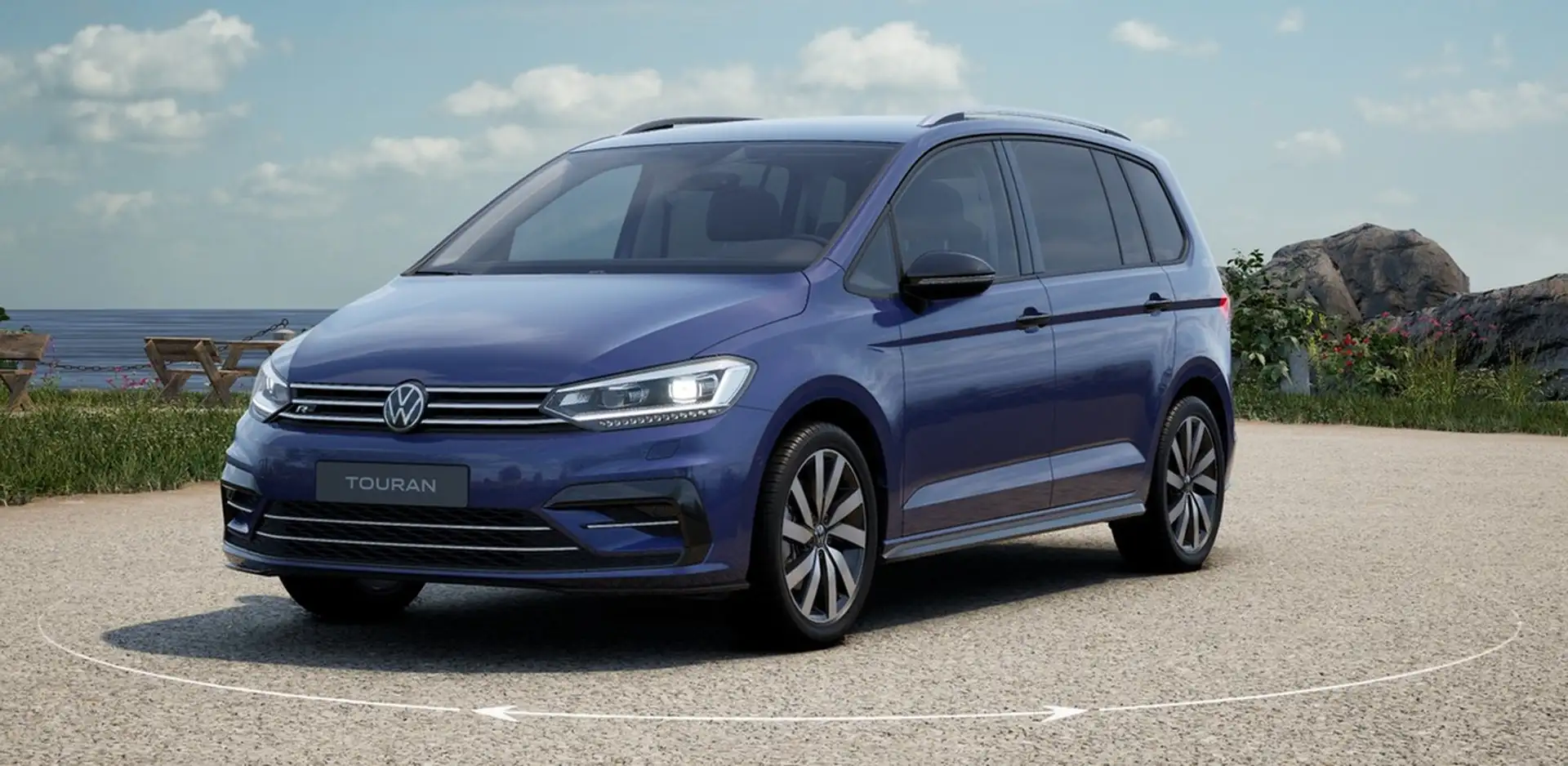 Volkswagen Touran Comfortline 1,5 l TSI 150 PS 7- DSG Blau - 2